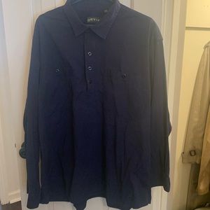 Orvis Men’s Casual Navy shirt XXL